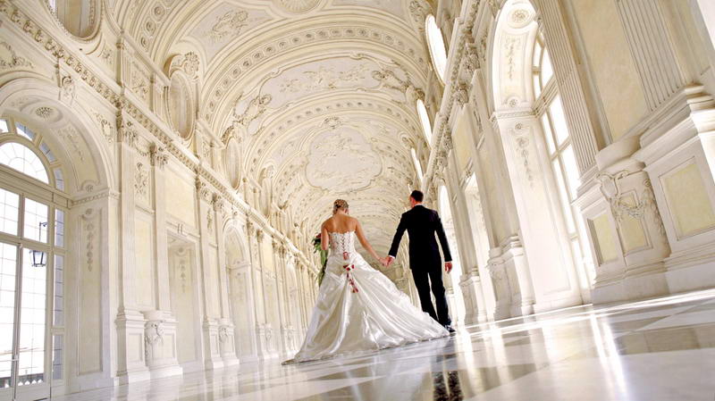 Свадьба в Италии арендовать зал в Королевском замке Турина
