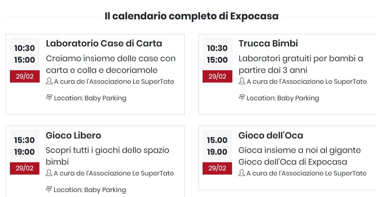 Expocasa - Выставка дизайна итальянского жилья в Турине 2020